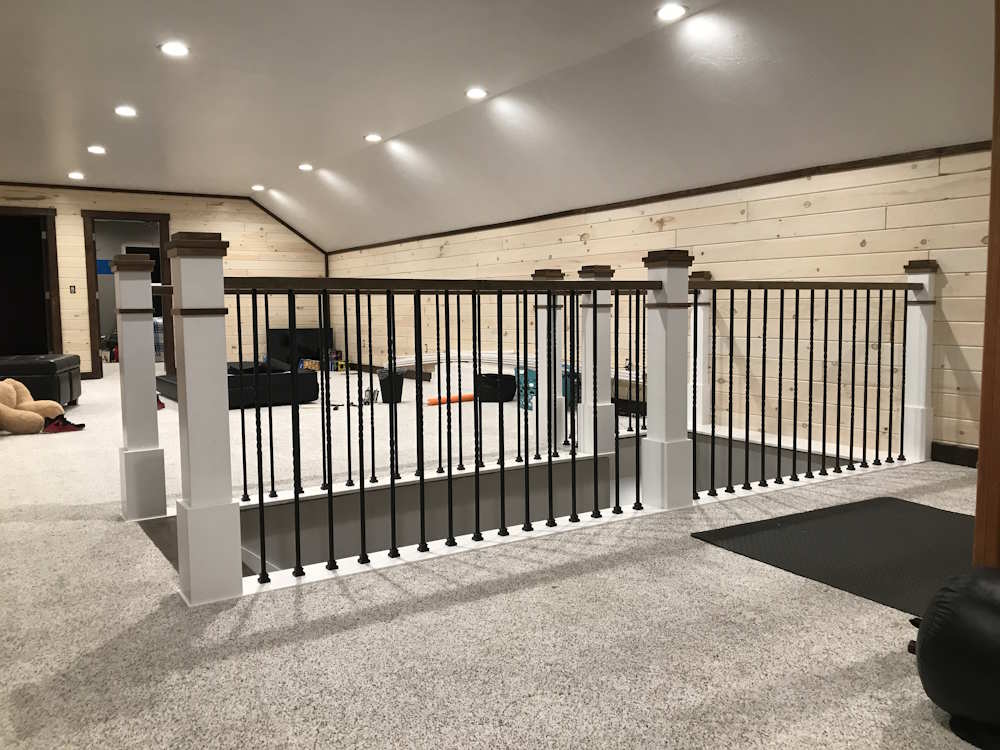 Upper Staircase Entrance Railing Upper Staircase Entrance Railing