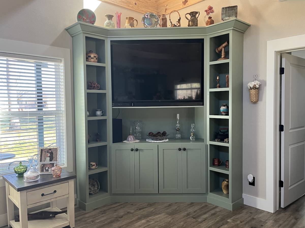 Beautiful Corner Cabinet Media Center