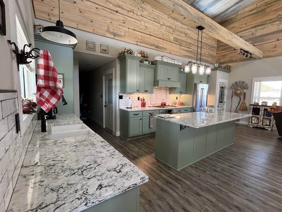 Remodeled Kitchen without the Rolling Mixer Stand