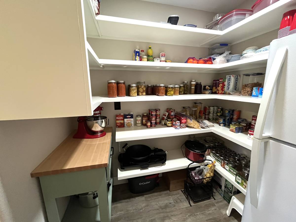 Pantry & Rolling Mixer Stand