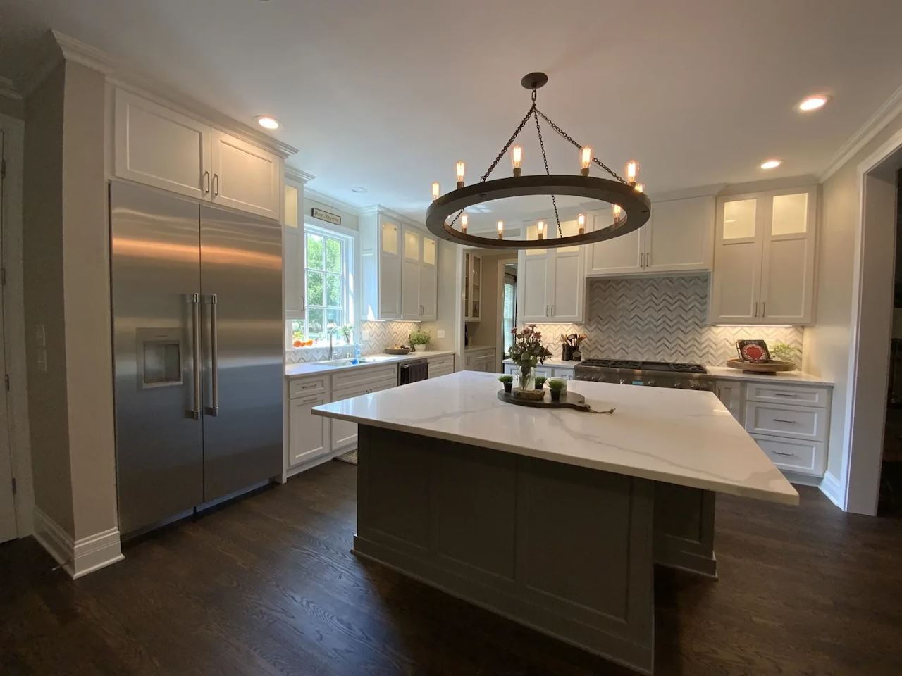 Wagon Wheel Chandeller